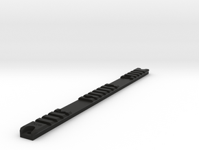 Am-013 Custom Rail, Blank in Black Natural Versatile Plastic