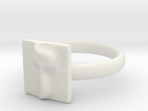 07 Zayn Ring in White Natural Versatile Plastic: 7 / 54