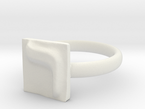 20 Resh Ring in White Natural Versatile Plastic: 7 / 54