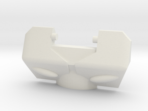 IDW Moonracer Chestplate for CW Streetwise/Prowl in White Natural Versatile Plastic