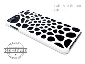 iPhone 7&8 Plus Voronoi Case in White Natural Versatile Plastic