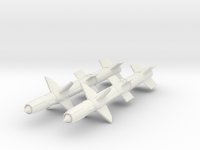 1/72 RIM-8 Talos missiles in White Natural Versatile Plastic