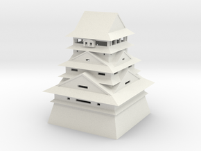 Kumamoto Castle in White Natural Versatile Plastic