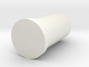 Bottle toothpick tube in White Natural Versatile Plastic: Small