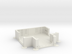 Imperial Assault tile 25A in White Natural Versatile Plastic
