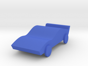 Sport Car in Blue Processed Versatile Plastic: Medium