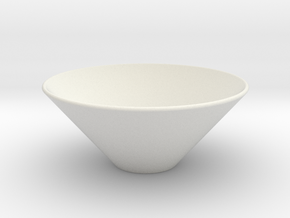 bowl.stl in White Natural Versatile Plastic