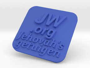 JW.org plate in Blue Processed Versatile Plastic