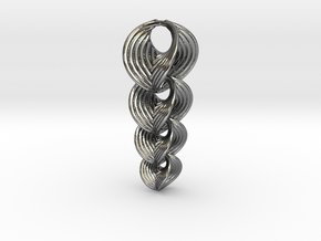 Hyperbole 02 Chain Small in Polished Silver (Interlocking Parts)