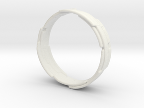 The Wrecking Crew Ring in White Natural Versatile Plastic