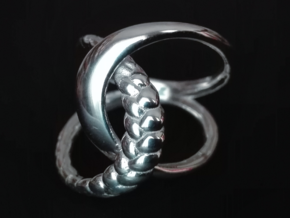 Braid Ring in Polished Silver: 9.25 / 59.625