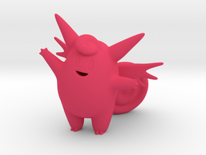 Clefable in Pink Processed Versatile Plastic