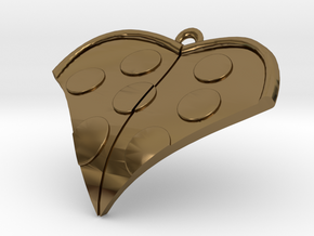 PizzaHeart 2 in Polished Bronze