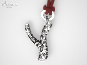 Macho Pendant (necklace of the sperm donor) in Natural Silver