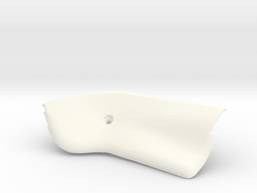 Lancia Delta Abdeckung Heckklappe Boot Plate (R) 2 in White Processed Versatile Plastic