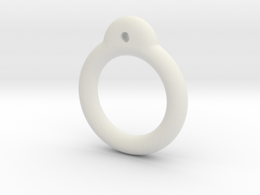 Blythe Doll Pullring in White Natural Versatile Plastic