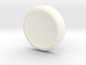 Kanoka disk in White Processed Versatile Plastic