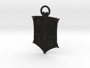 Honor Knight Emblem A 70mm in Black Natural Versatile Plastic