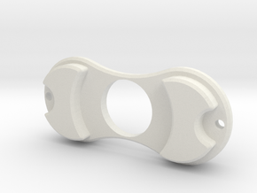 Mock Torquebar Spinner in White Natural Versatile Plastic