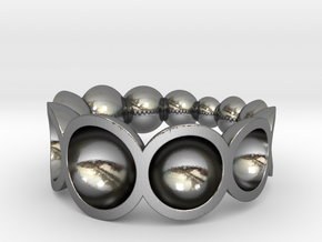 bowls ring in Polished Silver: 5.5 / 50.25