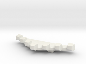1/87 Light Bar #1-vector in White Natural Versatile Plastic