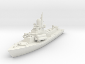 Soviet Nanuchka Missile Corvette - Larger Scales in White Natural Versatile Plastic: 1:350