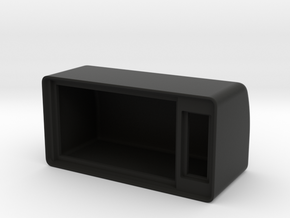 Mini panel gauge enclosure in Black Natural Versatile Plastic