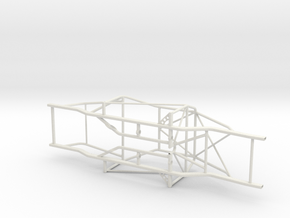Mustang Pro Tourer Chassis in White Natural Versatile Plastic