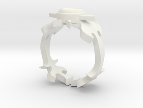 Fire Ring in White Natural Versatile Plastic