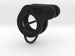 Tamiya ORV Frog Style Trailing Arm Holder MD12 in Black Natural Versatile Plastic