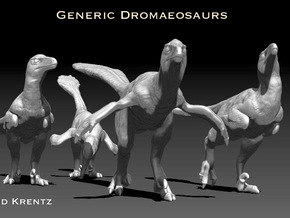 Dromaeosaurs or Raptors1/40 Krentz in White Natural Versatile Plastic