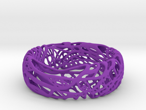 Peaceluvband in Purple Processed Versatile Plastic