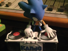 Sonic DJ Kanjo (Commission) in Full Color Sandstone