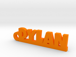 DYLAN Keychain Lucky in Orange Processed Versatile Plastic