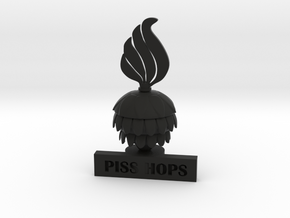 Piss Hops Brand Logo in Black Natural Versatile Plastic