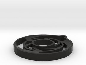 Asher-2-spin Series in Black Natural Versatile Plastic