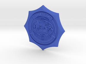 Emblem BSAA D50 in Blue Processed Versatile Plastic
