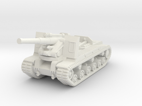 1/144 S-51 Self-Propelled Howitzer in White Natural Versatile Plastic