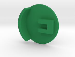 The Plunger Pusher in Green Processed Versatile Plastic