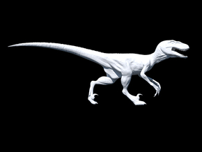Jurassic Park Raptor v3 1/35 scale in Tan Fine Detail Plastic