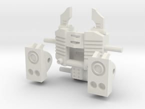 Another Dimensional bots "KWAGGA" (parts set A) in White Natural Versatile Plastic