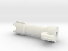 MTMTE Megatron Cannon Barrel in White Natural Versatile Plastic