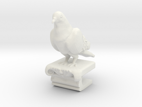 Pigeon Clip in White Natural Versatile Plastic