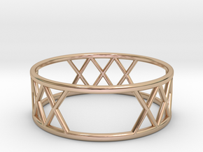 XXX Ring Size-10 in 14k Rose Gold