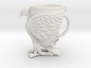 The Phoenix Mug in White Natural Versatile Plastic: Small