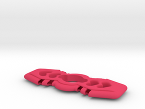 Heart spinner in Pink Processed Versatile Plastic