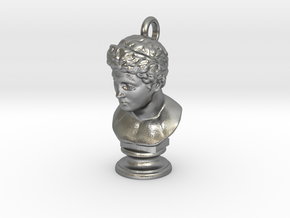 Head Of An Athlete in Natural Silver