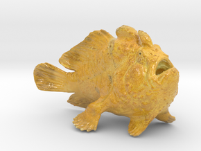 Frogfish15cm in Glossy Full Color Sandstone