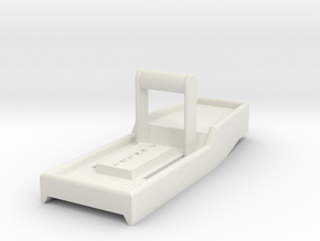 1/24 Scale Center Console (Ratchet Shifter) in White Natural Versatile Plastic