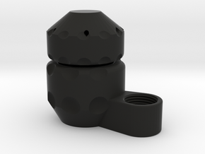 ECM Boring Cap Set - 1.125" x 0.1875" - 3/8" NPT in Black Natural Versatile Plastic